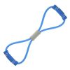 Foam Handle 8 Shape Elastic Band; Tension Band For Abdomen Waist Arm Leg Stretching; Fitness Training - Blue - Strong