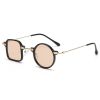 Women Sunglasses Fashion Square Round Sunglass Personality Irregular Sun Glasses Retro Men UV400 Shades Eyewear Gafas De Sol - black tea