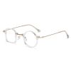 Women Sunglasses Fashion Square Round Sunglass Personality Irregular Sun Glasses Retro Men UV400 Shades Eyewear Gafas De Sol - clear anti blue