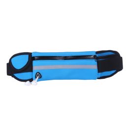 Outdoor Sports Bag Fitness Running Waist Bag Mobile Phone Storage Bag - Blue
