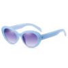 Fashion Cat Eye Sunglasses Women Rivets Glasses Retro Leopard Sunglass Luxury Designer Eyewear UV400 Sun Glass Gradient Shades - blue blue