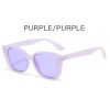 Fashion Cat Eye Sunglasses Women Hollow Out Glasses Retro Sunglass Luxury Designer Eyewear UV400 Sun Glass Gradient Shades - purple purple