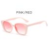 Fashion Cat Eye Sunglasses Women Hollow Out Glasses Retro Sunglass Luxury Designer Eyewear UV400 Sun Glass Gradient Shades - pink red