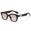 Fashion Square Sunglasses Women Hollow Out Leopard Sunglass Vintage Sun Glass Men Luxury Designer Eyewear UV400 Gradient Shades - black pink