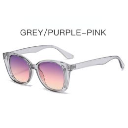 Fashion Cat Eye Sunglasses Women Hollow Out Glasses Retro Sunglass Luxury Designer Eyewear UV400 Sun Glass Gradient Shades - gray purple pink