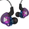 HiFi Sport Headphones 3.5mm In Ear Earphone For Running With Microphone Headset music Earbuds - purper - CN