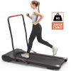 KF6002-PRO Under Desk Walking Pad Mini Treadmill with Handlebar Foldable - as pic