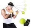 Boxing Reflex Ball Punching Ball on String with Headband Training Speed Reaction - camouflage green