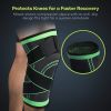 Adjustable Knee Sleeve for Men & Women - L