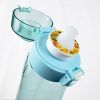 Fruit Fragrance Water Bottle, Scent Water Cup, Flavor Pods for Water Bottle 650ML - Blue