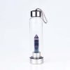 Pure Essence Natural Stone Infused Water In Glass Bottle - Rose Quartz