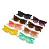 Fashion Cat Eye Sunglasses Women Leopard Glasses Retro Sunglass Female Luxury Designer Eyewear UV400 Sun Glass Gradient Shades - pink pnk