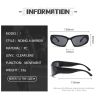 Fashion Riding Cycling Sunglasses Sports Bicycle Glasses Goggles Mountain Bike Glasses Men's Women Outdoor Lens UV400 Eyewear - square gray