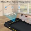 Treadmill-Walking Pad-Under Desk Treadmill 0.6-7.6MPH 2.5HP 2 in 1 Folding Treadmill-Treadmills for Home and Office - as Pic