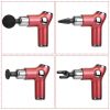 Massage Gun Deep Tissue Fascia Massager Rechargeable Percussion Muscle Relaxation Gun - Red