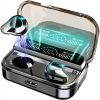 TWS Wireless Earbuds Bluetooth 5.0 Waterproof Headset Headphones Bluetooth Earphones Sport Waterproof Headset - Power Back