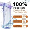 Fruit Fragrance Water Bottle, Scent Water Cup, Flavor Pods for Water Bottle 650ML - Purple