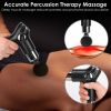 Massage Gun Deep Tissue Fascia Massager Rechargeable Percussion Muscle Relaxation Gun - Black