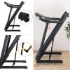 1.0HP Single Function Electric Treadmill with Hydraulic Rod - as pic