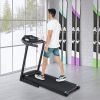1.0HP Single Function Electric Treadmill with Hydraulic Rod - as pic