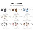 Women Sunglasses Fashion Square Round Sunglass Personality Irregular Sun Glasses Retro Men UV400 Shades Eyewear Gafas De Sol - black blue