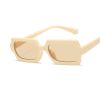Fashion Rectangle Sunglasses Women Leopard Frame Glasses Retro Sunglass Men Luxury Designer Eyewear UV400 Sun Glass Brown Shades - beige tea