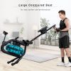 Water Rowing Machine Rower with LCD Monitor; Exercise Workout Water Rower for Home Use - as Pic