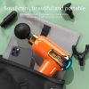 1pc Portable Mini Fascia Gun Massage Muscle Meridian Health Care Home Portable Massage Gun Electric Mini Massager - Purple